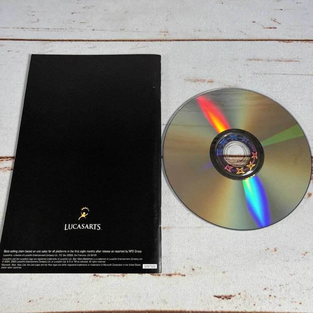 Star Wars Battlefront II Xbox POTF Variant Disc & Manual Only Tested